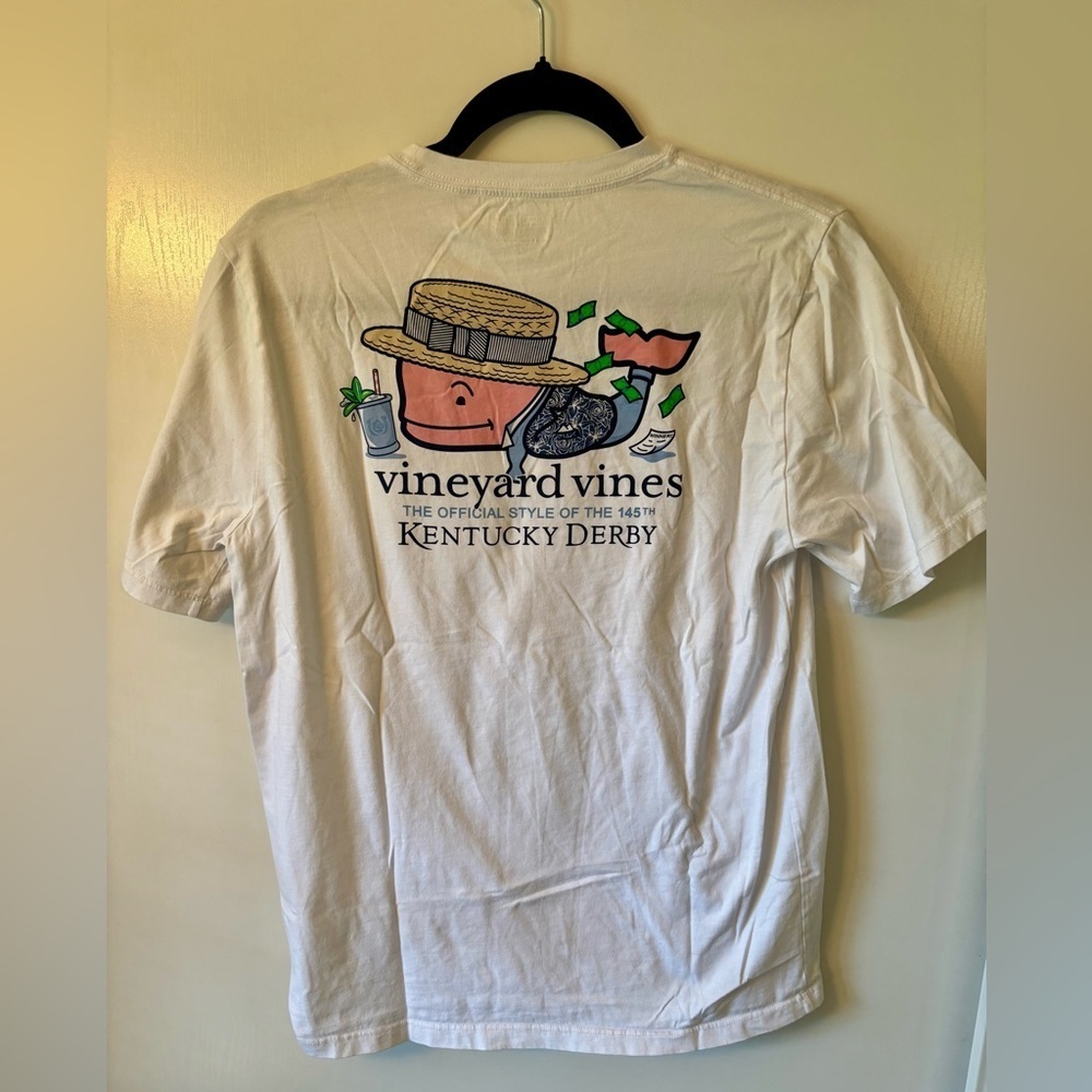 Vineyard Vines Boy’s Kentucky Derby 2019, Derby hat, T-shirt Size XL - Picture 3 of 6